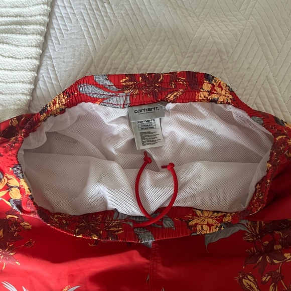 Carhartt Red Drift Swim Trunks - Picture 5 of 6